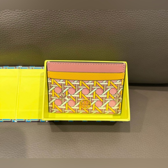 NIB! Tory Burch Geometric Card Holder - Picture 6 of 7